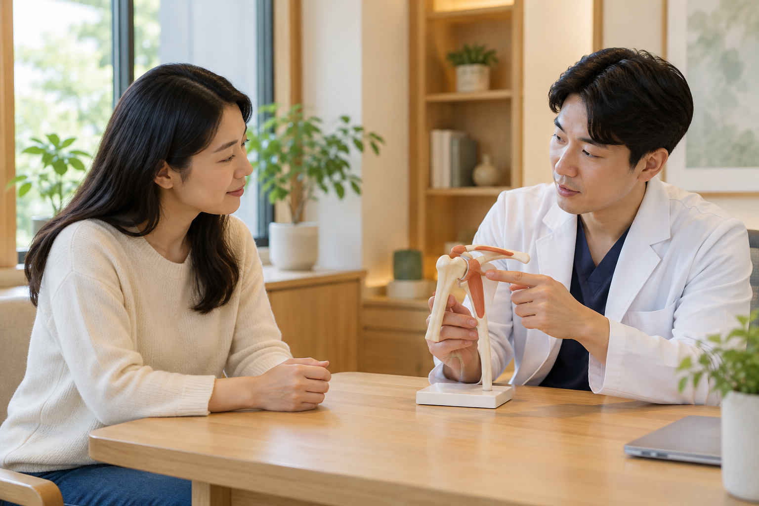 서울 동대문구 어깨통증 한의원 — 어깨 상담에 관한 AI 설명용 이미지